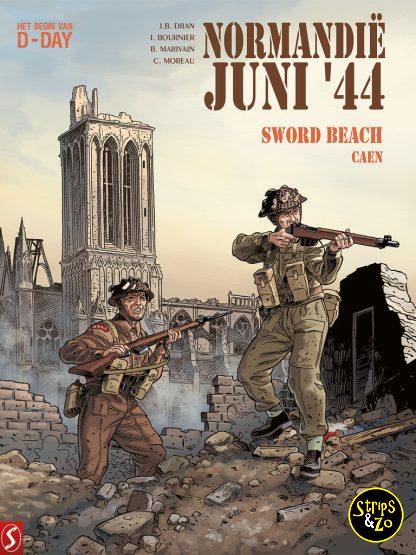 Normandie juni 44 4 Sword Beach Caen